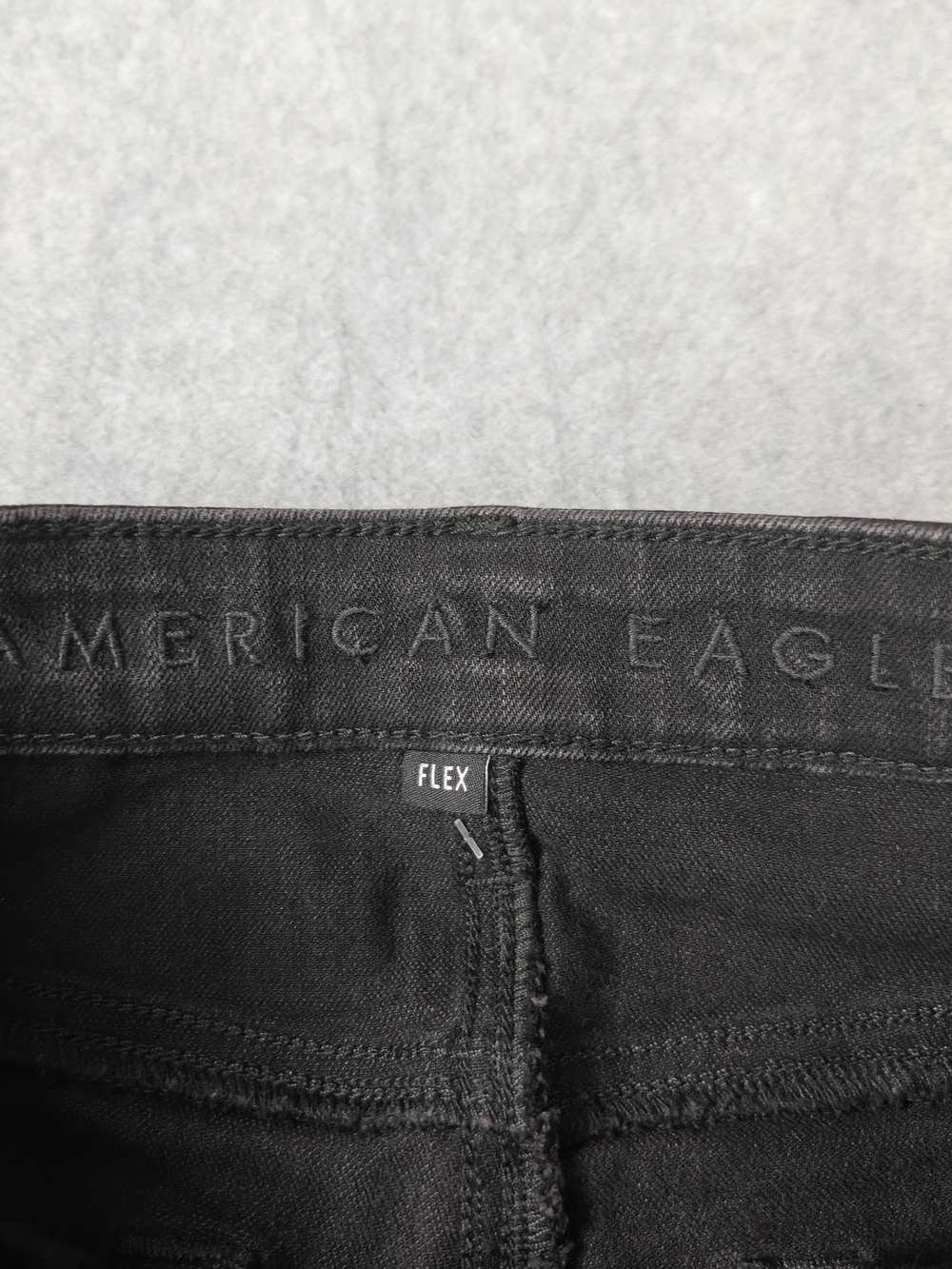 American Eagle Men's Black Slim Straight Jeans - Picture 3 of 6
